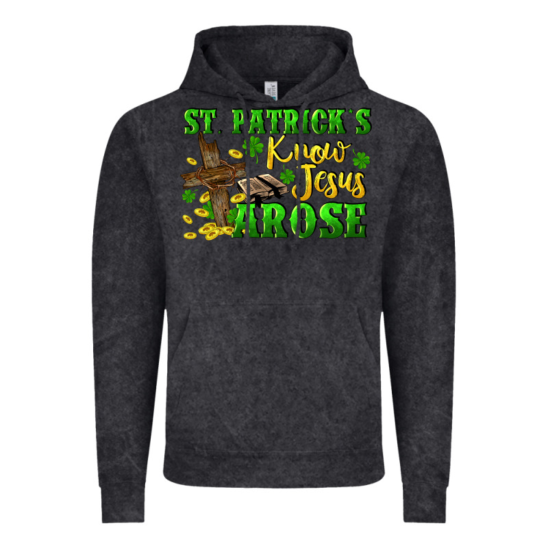 St. Patrick's Know Jesus Arose Vintage Hoodie by CowGirlArtShop | Teevron