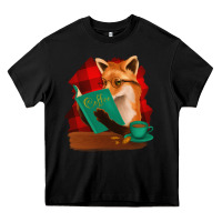 Black Fox with Coffee Heavy Core Tee - Bettercallsaul