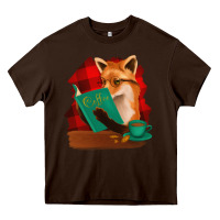 Chocolate Brown Fox with Coffee Heavy Core Tee - Bettercallsaul