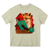 Mossy Fox with Coffee Heavy Core Tee - Bettercallsaul
