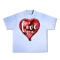 Grape Ice I love you heart balloon Valentine's Day Urban Heavy Tee - HowdyJamesFarm