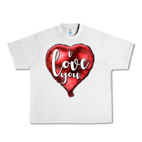 Lunar Rock I love you heart balloon Valentine's Day Urban Heavy Tee - HowdyJamesFarm
