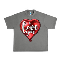 Tornado I love you heart balloon Valentine's Day Urban Heavy Tee - HowdyJamesFarm