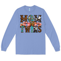 Colony Blue mom of twins Long Sleeve Tee - OliviaCreatesArt