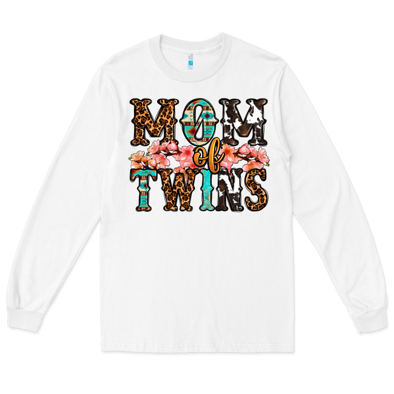 Mom Of Twins Long Sleeve Tee by OliviaCreatesArt | Teevron