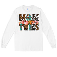 White mom of twins Long Sleeve Tee - OliviaCreatesArt