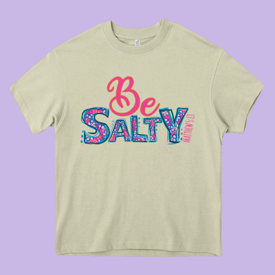 Be Salty Heavy Core Tee Designed By Bettercallsaul