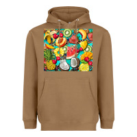 Summer Fruits Heavyweight Hoodie | Teevron