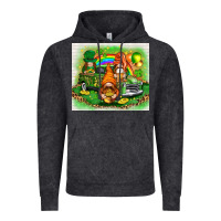 Vintage Black St. Patrick's Day gnomies with truck tumbler Vintage Hoodie - HowdyJamesFarm