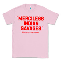 Bubblegum Pink merciless indian savages Classic Tee - longCreatives
