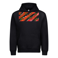 Black leopar and cowhide with mistletoe Urban Hoodie - AdoDesignShop