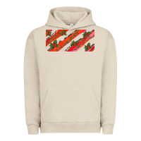 Pigment French Oak leopar and cowhide with mistletoe Urban Hoodie - AdoDesignShop
