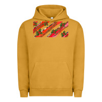 Pigment Peanut Butter leopar and cowhide with mistletoe Urban Hoodie - AdoDesignShop