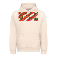 Sandshell leopar and cowhide with mistletoe Urban Hoodie - AdoDesignShop