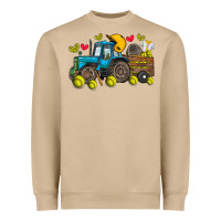 Mushroom softball tractor Heavyweight Sweatshirt - SublimationCraftShop