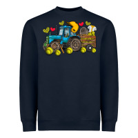 Navy softball tractor Heavyweight Sweatshirt - SublimationCraftShop