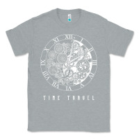 Heather Grey Time Travel Traveler Watch Vintage Clock Steampunk Gift Classic Tee - longCreatives