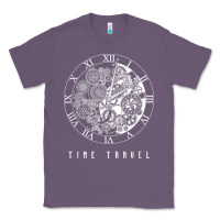 Lavender Time Travel Traveler Watch Vintage Clock Steampunk Gift Classic Tee - longCreatives