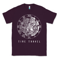 Plum Time Travel Traveler Watch Vintage Clock Steampunk Gift Classic Tee - longCreatives