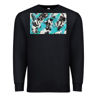 Black cowhide glitter  cup Premium Sweatshirt - BarkalooDesign