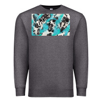 Charcoal Heather cowhide glitter  cup Premium Sweatshirt - BarkalooDesign