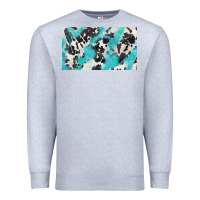 Heather Grey cowhide glitter  cup Premium Sweatshirt - BarkalooDesign