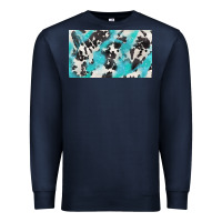Navy cowhide glitter  cup Premium Sweatshirt - BarkalooDesign