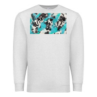 Oatmeal Heather cowhide glitter  cup Premium Sweatshirt - BarkalooDesign