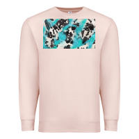 Pale Pink cowhide glitter  cup Premium Sweatshirt - BarkalooDesign