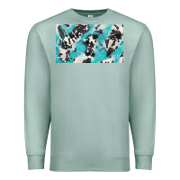 Seafoam cowhide glitter  cup Premium Sweatshirt - BarkalooDesign