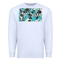 White cowhide glitter  cup Premium Sweatshirt - BarkalooDesign