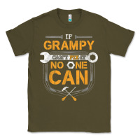 Army Green Mens Grampy Funny Handyman Fix It Fathers Day Gift Classic Tee - longCreatives