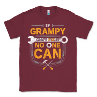 Burgundy Mens Grampy Funny Handyman Fix It Fathers Day Gift Classic Tee - longCreatives