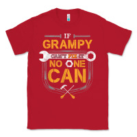 Red Mens Grampy Funny Handyman Fix It Fathers Day Gift Classic Tee - longCreatives