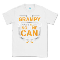 White Mens Grampy Funny Handyman Fix It Fathers Day Gift Classic Tee - longCreatives
