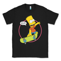 Black The Simpsons Bart Simpson Eat My Shorts Classic Tee - longCreatives