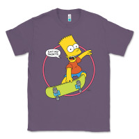 Lavender The Simpsons Bart Simpson Eat My Shorts Classic Tee - longCreatives