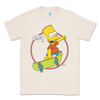 Natural The Simpsons Bart Simpson Eat My Shorts Classic Tee - longCreatives