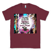 Burgundy i'm sorry if you find my resting bitchface intimid Classic Tee - TumblerDesignByShophia