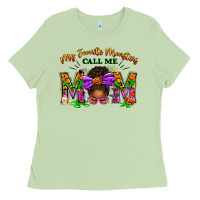 Matcha My Favorite Monsters Call Me Mom Ladies Tee - texasbilliewilder