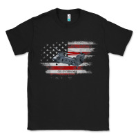 Black CH-47 Chinook Helicopter USA Flag Helicopter Pilot Gifts Classic Tee - longCreatives