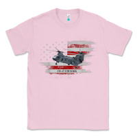 Bubblegum Pink CH-47 Chinook Helicopter USA Flag Helicopter Pilot Gifts Classic Tee - longCreatives