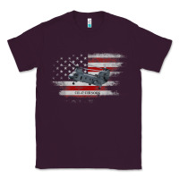 Plum CH-47 Chinook Helicopter USA Flag Helicopter Pilot Gifts Classic Tee - longCreatives