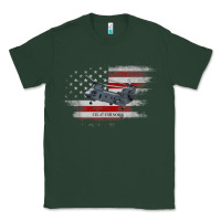 Sports Green CH-47 Chinook Helicopter USA Flag Helicopter Pilot Gifts Classic Tee - longCreatives