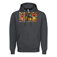 Smoke forklift sippy Zipper Hoodie - Artiststas