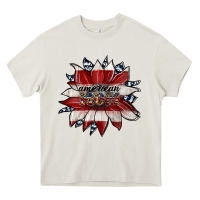 Cream american mom Heavy Core Tee - JahusDesignShop