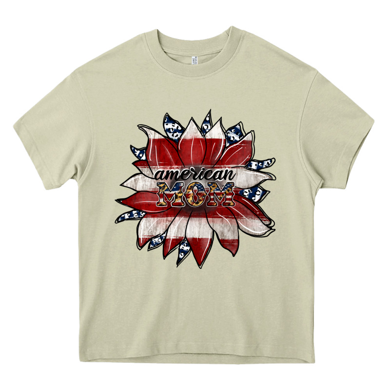 American Mom Heavy Core Tee by JahusDesignShop | Teevron