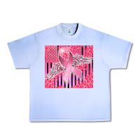 Grape Ice cancer awareness american flag Urban Heavy Tee - CowGirlArtShop