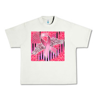 Pistachio cancer awareness american flag Urban Heavy Tee - CowGirlArtShop