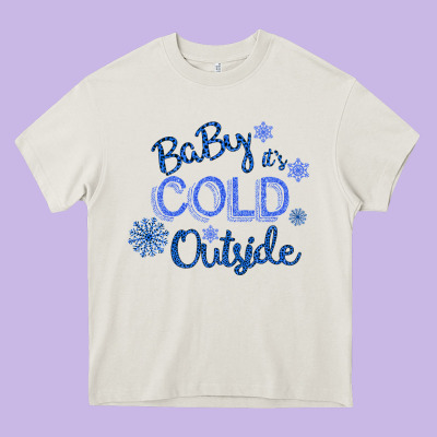 Baby It S Cold Outside Heavy Core Tee Designed By Bettercallsaul